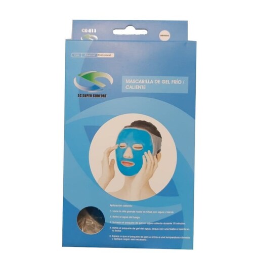Mascarilla De Gel Frio Caliente Antifaz Facial Para La Cara