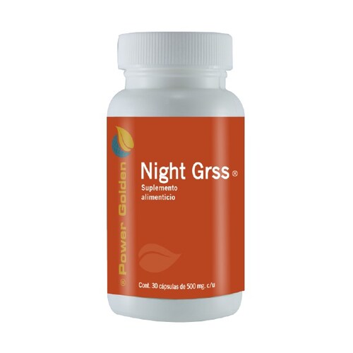  Suplemento Alimenticio Night Grss 30 Capsulas 500 mg c/u 