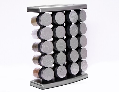 Especiero para 20 frascos Torre Base de Acero Olde Thompson Modelo 25-728