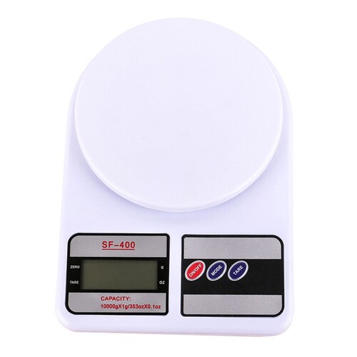 Bascula de Cocina Digital Gramera 10kg Precisa Electrónica Capacidad .1 a 10 kgs.