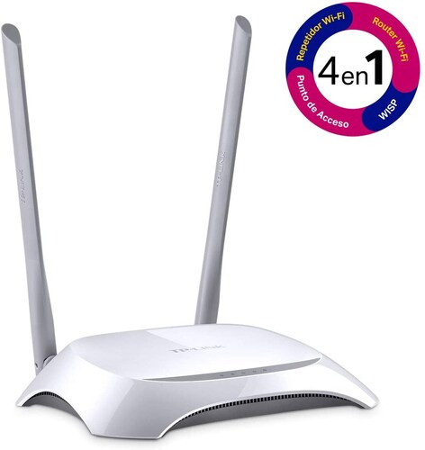 Router Inalambrico Tp-link Tl Wr840n 2.4ghz Wifi 300mbp Blanco
