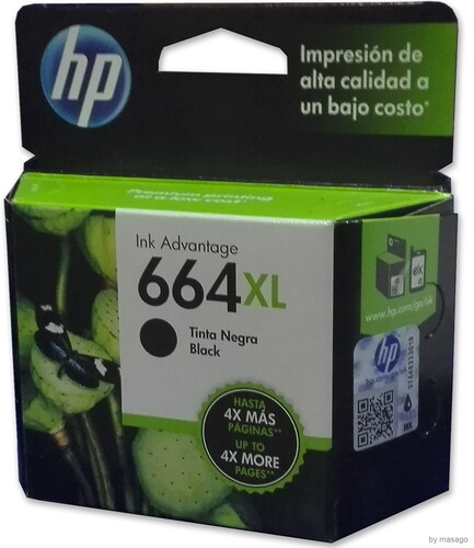 Combo 2 Cartucho Tinta Hp 664xl 1color F6v30al 1negro F6v31al