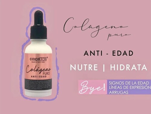 Serúm facial Colorton Gama 5 piezas Skin care  Ácido hialurónico
