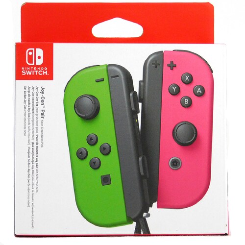 Nintendo Switch Joycon Neon (L) (R) Verde y Rosa 