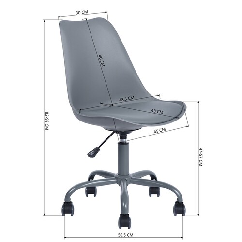 Furniture R Silla De Oficina Moderna Eames Blokhus Girs