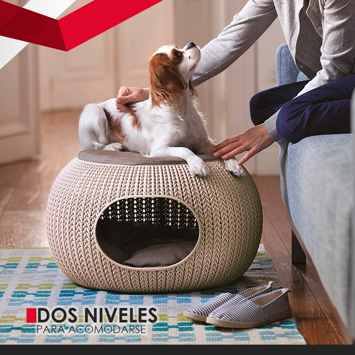 Cama Para Mascotas Cozy Pet Home Keter Doble Funcion