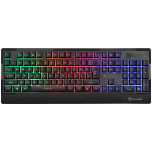 Teclado Gamer MARVO K616A membrana USB Efecto Arcoiris