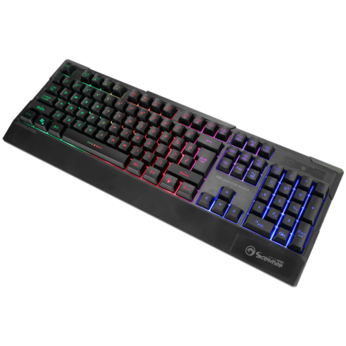 Teclado Gamer MARVO K616A membrana USB Efecto Arcoiris