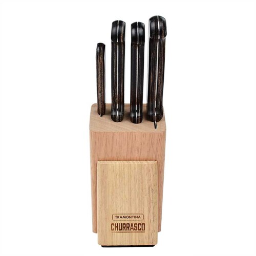 JUEGO DE CUCHILLOS TRAMONTINA 32200/970 5 PZAS CHURRASCO ALBY2