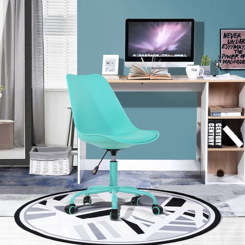 FurnitureR Silla De Oficina Moderna Eames Blokhus TURQUOISE