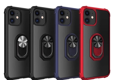 Funda Iphone 11 Y 11 PRO Anti Impacto Negro Acrilico Duro Carcasa.