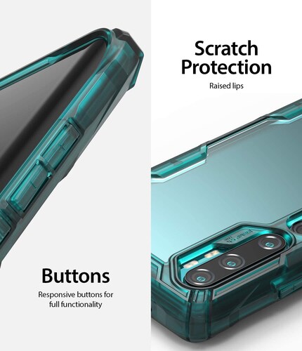 Funda Xiaomi Mi Note 10 / Mi Note 10 Pro Ringke Fusion X Verde
