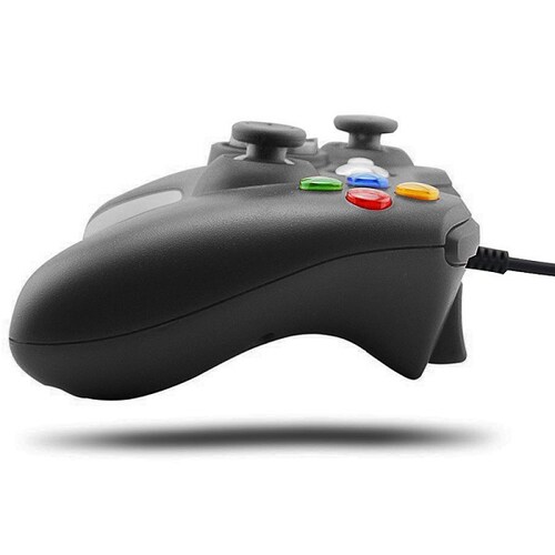Control Genérico Compatible con xbox 360 Alámbrico Negro.