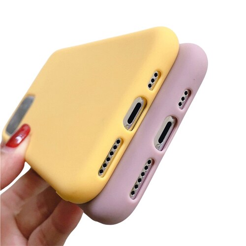 Funda-iPhone-11-Suave-Rosa-Palo.