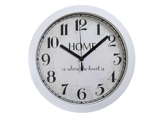 Reloj Decorativo De Pared Diseño Palabra Home (4 Piezas)