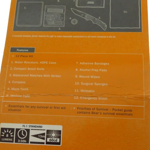 G1078 Gerber Bear Grylls Scout Essential Kit Con Estu..