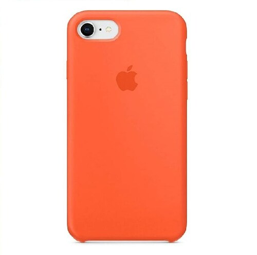 Case iPhone Naranja Fosforescente 7/8 Logo Funda Protector