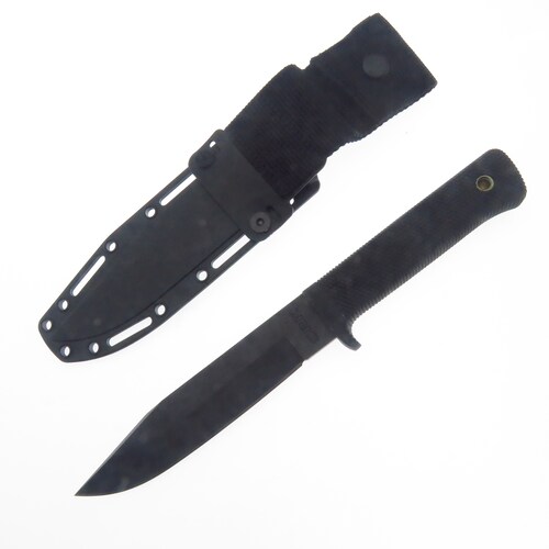 Cs38Ck Cold Steel Cuchillo Srk Vg1 Filo Plano Negro