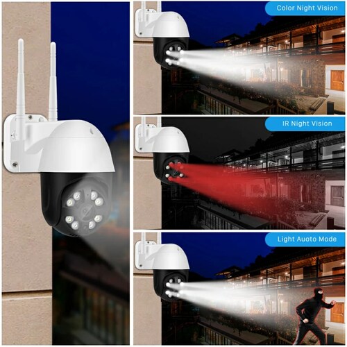 Camara Wifi Impermeable giratoria 2MP 1080 HD
