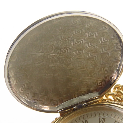 I1701 Croton Reliance Reloj De Bolsillo Tapa Avion Antiguo