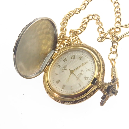 I1701 Croton Reliance Reloj De Bolsillo Tapa Avion Antiguo
