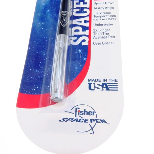 Fps294 Fisher Space Pen Pluma Shuttle Cap O Matic Antigraved
