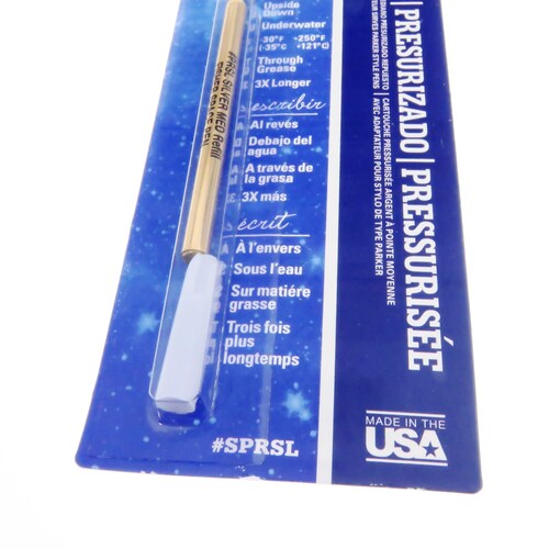 FP112610 Fisher Space Pen Cartucho De Tinta M Repuesto Plata.