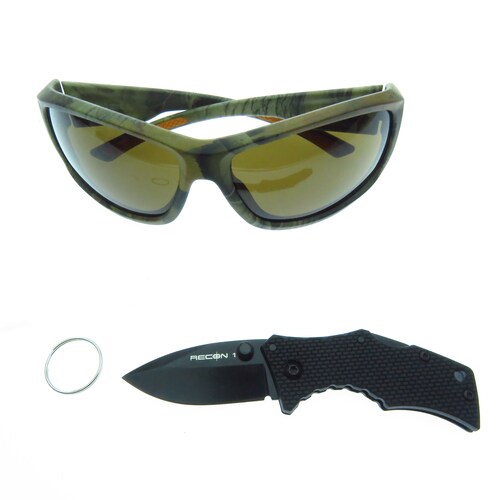 Csewds22 Cold Steel Battle Shades Lentes De Sol Con Navaja