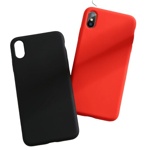 Funda-para-iPhone-7 , 8, X,XS 11 Y 11PRO Suave-Rojo.