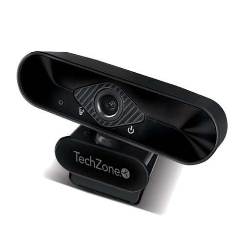 Webcam HD 1080p TechZone Tecnología de Autoenfoque y Micrófono integrado