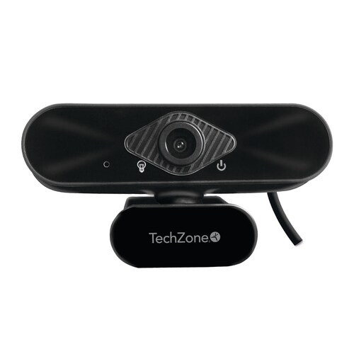 Webcam HD 1080p TechZone Tecnología de Autoenfoque y Micrófono integrado