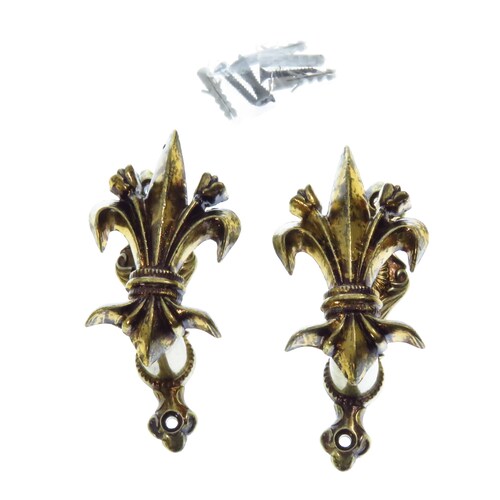 Dx11L Denix Flor Lis Soportes De Pared Para Espada Rifles.