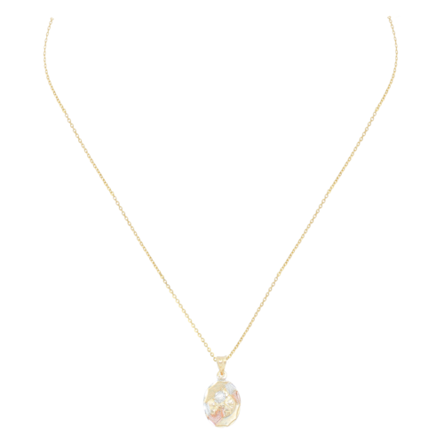 Medalla Oro 18k Laminado #122 Forma Circular Virgen de Guadalupe Florentino Contorno de ondas Alto 1.2 cm Diámetro 1 cm