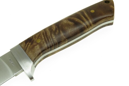 Rr176 Rough Rider Hunter Cuchillo Cacha De Raiz Con Funda.