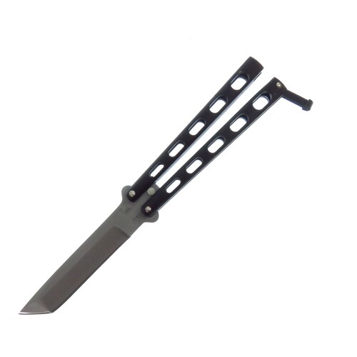 Bc114Ab Bear & Son S Butterfly 5 Silver Slot Tanto Navaja