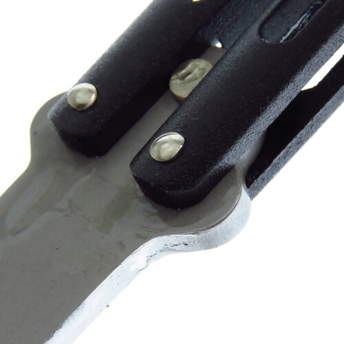 Bc114Ab Bear & Son S Butterfly 5 Silver Slot Tanto Navaja