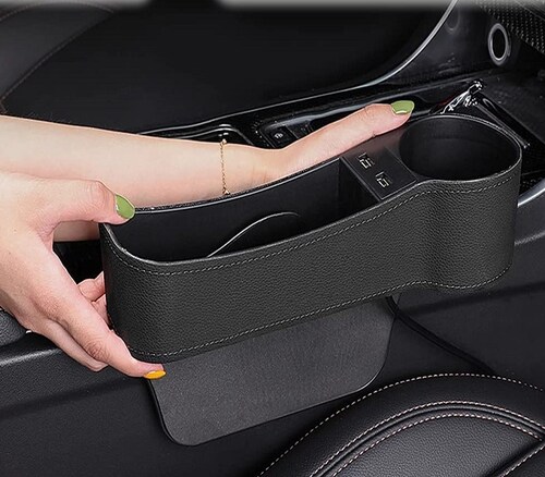 Cargador usb para automovil con organizador