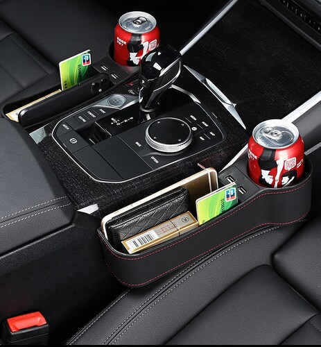 Cargador usb para automovil con organizador