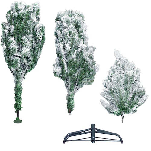 Árbol De Navidad Nevado 1.90 m Pino Nieve Artificial Frondoso Apariencia Natural 