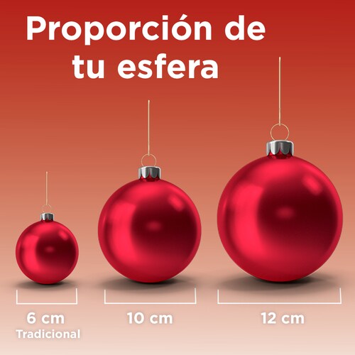 Esferas Navideñas De Plástico Grandes 10cm 20 Pzs Blanco Dorado Cafe