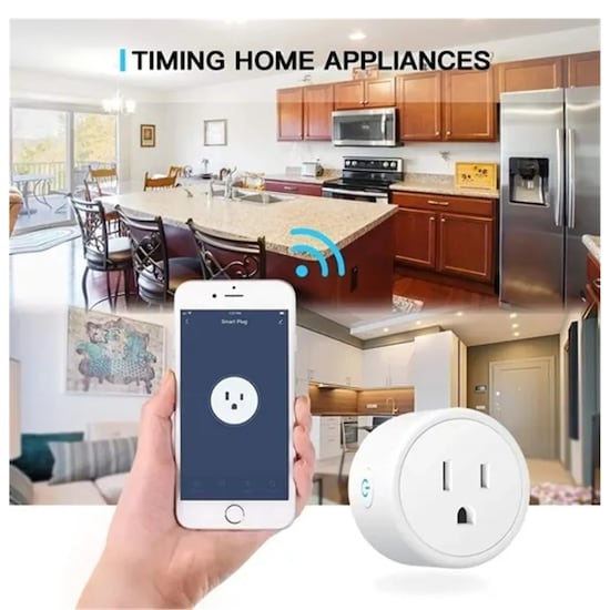 Enchufe Inteligente Wifi Smart Plug Con App Alexa google