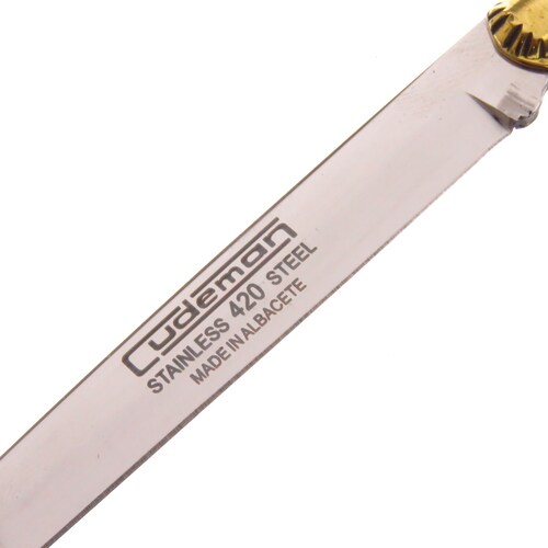 Cu401A Cudeman Navaja Estilete Cachas Imit De Cuerno S Fda