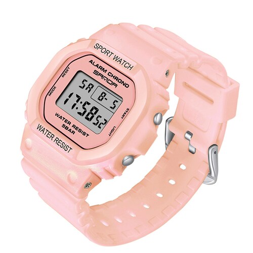 Reloj Digital SPORT - Cronometro - Calendario - Alarma - 5 BAR - 4 Colores