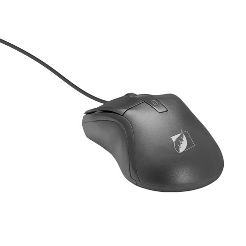 Kit Mitzu de teclado multimedia texturizado y mouse 18-8323 negro END1D