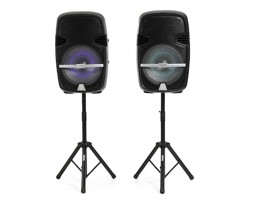 Paquete Bafles sistema de audio doble Kaiser PAK-9015 tecnología KSR-Link 15, 26,900 W PMPO END15D**