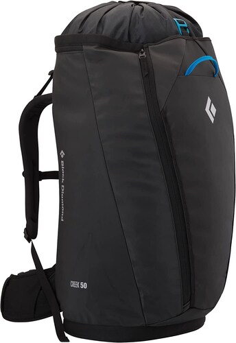 Black Diamond Creek 50 Backpack, Black, Medium/Large (Mochila para equipo de escalada).
