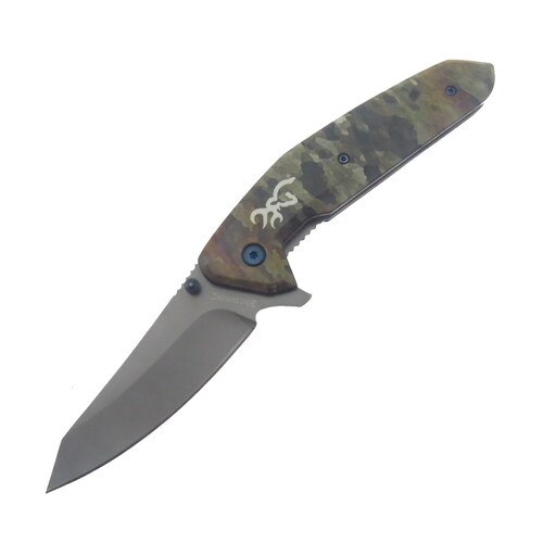 Br0327 Browning Navaja Tdx Camo Linerlock C Clip