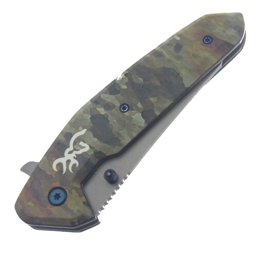 Br0327 Browning Navaja Tdx Camo Linerlock C Clip