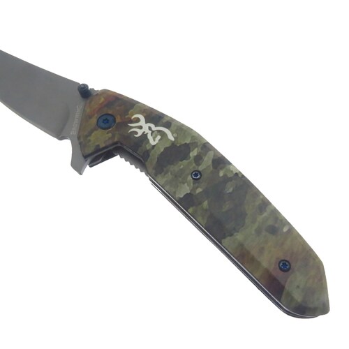 Br0327 Browning Navaja Tdx Camo Linerlock C Clip