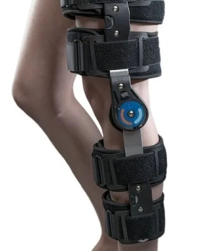 ferula mecanica graduada ajustable para rodilla